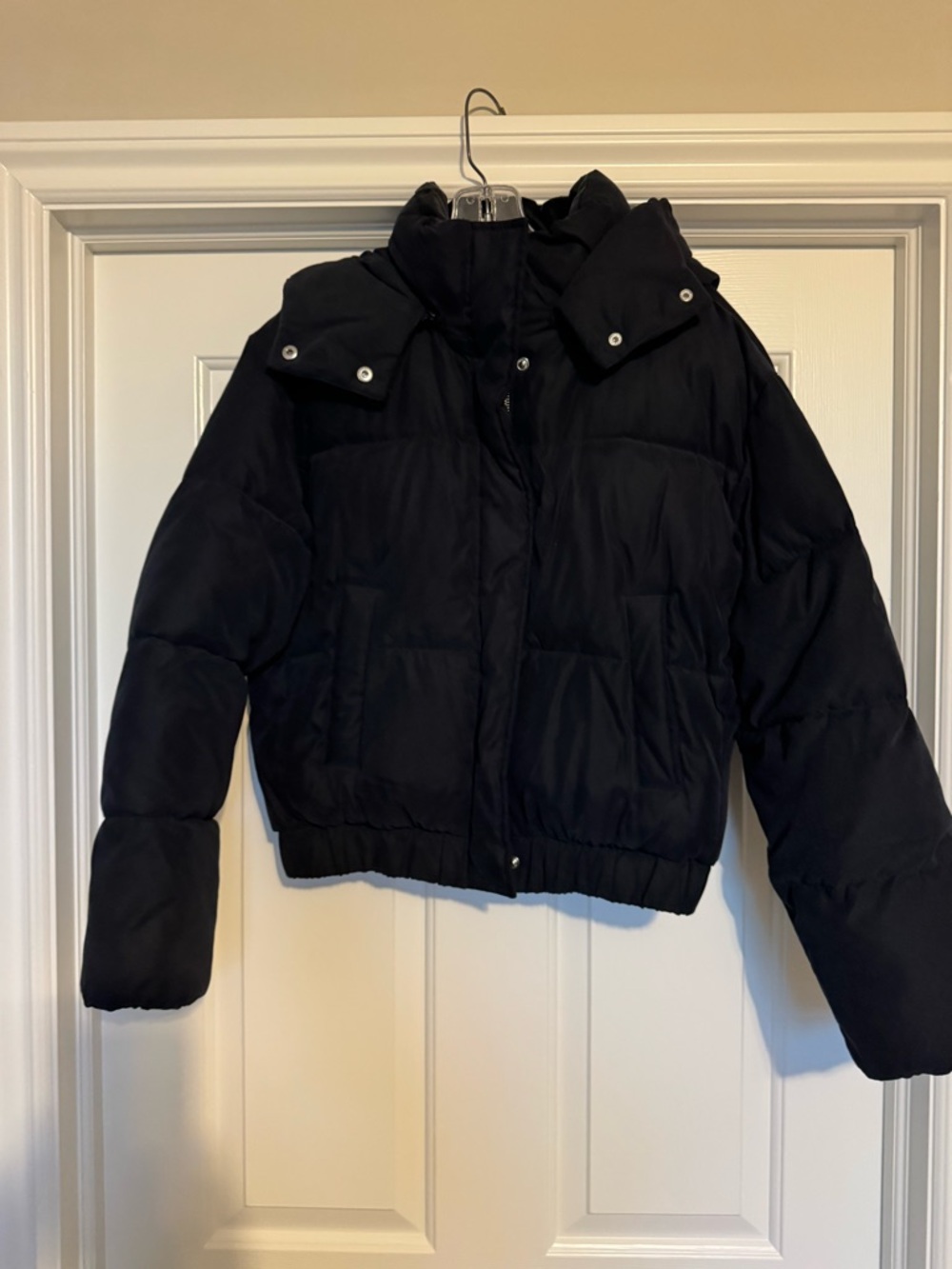 Abercrombie & Fitch Black Puffer Jacket